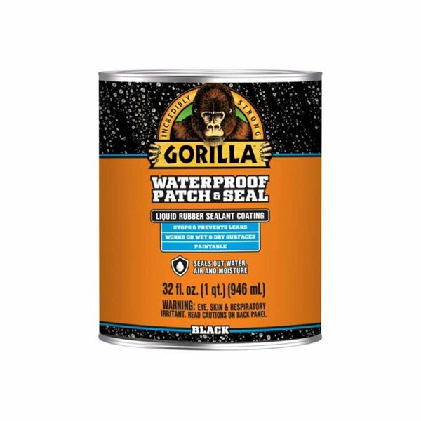 Gorilla Glue 32 oz Waterproof Patch & Seal Liquid Sealant Black 100718